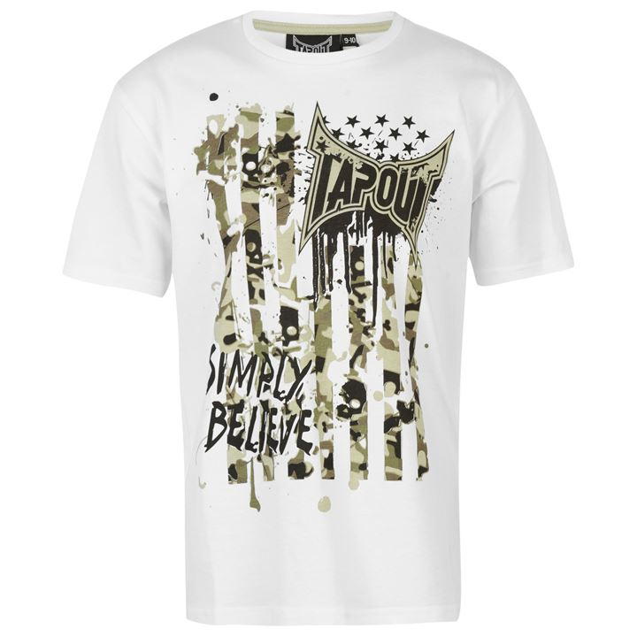 Детска тениска с къс ръкав Tapout Print